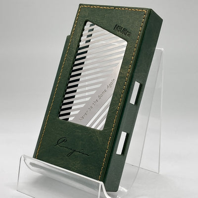 【中古】N3Ultra用純正レザーケース グリーン【日本橋】