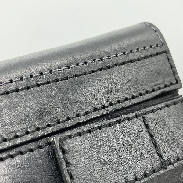 【中古】【VD371-STGY】AK380とAK380AMPをDIGNIS製ケースに入れたままで収納できる ぬめ革製キャリングケース＜e☆イヤホン限定サイズ＞（ダークグレーステッチ）【秋葉原】