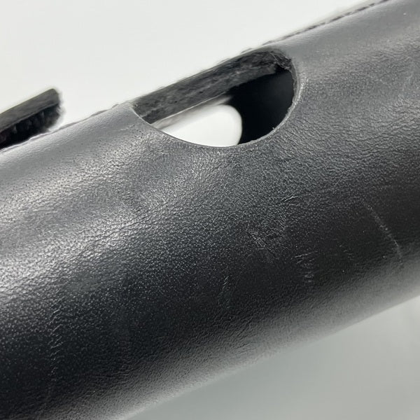 【中古】【VD371-STGY】AK380とAK380AMPをDIGNIS製ケースに入れたままで収納できる ぬめ革製キャリングケース＜e☆イヤホン限定サイズ＞（ダークグレーステッチ）【秋葉原】
