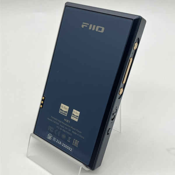 【美品】FiiO M21 dark blue DAP 正規輸入品 FiiO FIIO M21 Dark Blue Titanium Gold FIO-M21-L FIO-M21-G