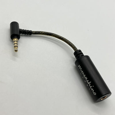 【中古】4.4mm5極バランスメスジャック⇒3.5㎜4極GND分離L字プラグ変換ケーブル【CP-3544P2/CB】【秋葉原】