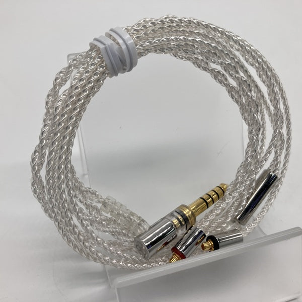 【中古】シルバーコートケーブル MMCX 1.2m 4.4mm 5極バランス 【C106 MS12EZCLEH】【秋葉原】