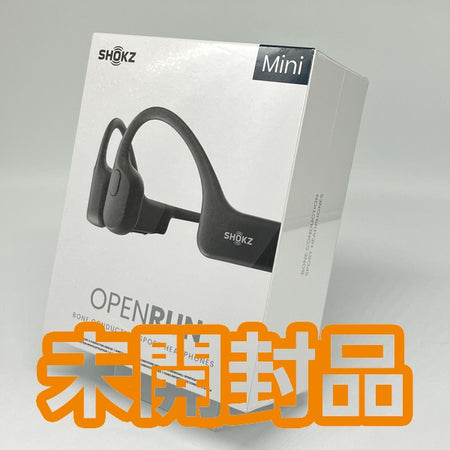 【新品未使用】Shokz OpenRun Mini ブラック Shokz OpenRun Mini Black ショックス 黒 骨伝導イヤホン