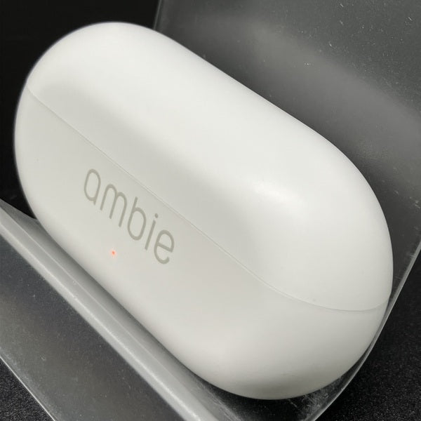 ambie ワイヤレスイヤホン ホワイトAM-TW01/WC 耳をふさがない“ながら聴き”イヤホンambie AM-TW01 12月8日（水