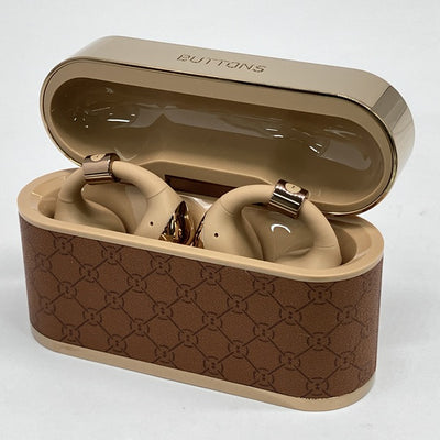 【中古】BUTTONS CLIP Gold Brown【BN-0009】【秋葉原】