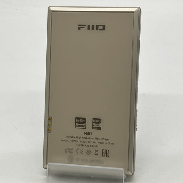 美品 FiiO M21 (Titanium Gold) 未使用ケース他付 美品】FiiO M21 Titanium