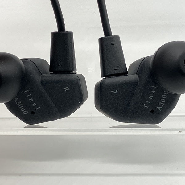 final A3000 有線イヤホン マットブラック Amazon.co.jp: final A3000 日本オーディオブランド・高精度
