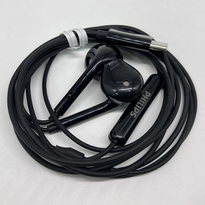 【中古】USB-Cハイレゾイヤホン ブラック【TAE1018BK-93】【秋葉原】