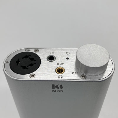 【中古】M-03 Silver【コンデンサー型専用ヘッドホンアンプ(シルバー）】【秋葉原】