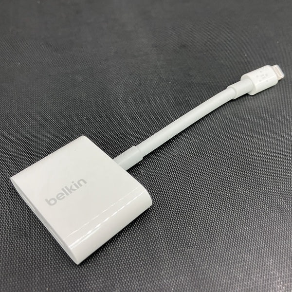 【中古】Belkin ライトニング デュアルアダプター【秋葉原】