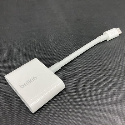 【中古】Belkin ライトニング デュアルアダプター【秋葉原】