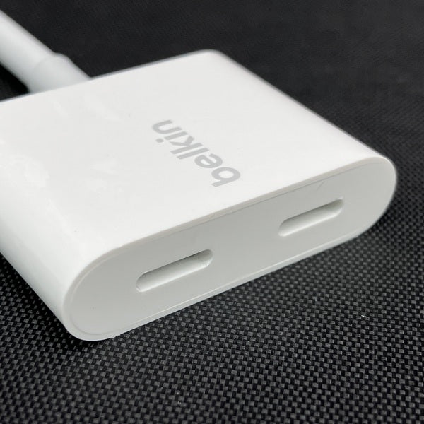 【中古】Belkin ライトニング デュアルアダプター【秋葉原】