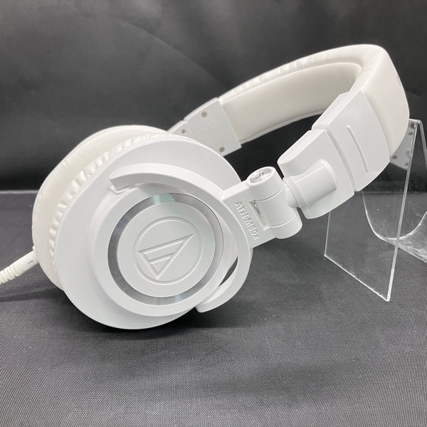 【中古】ATH-M50X ホワイト【日本橋】