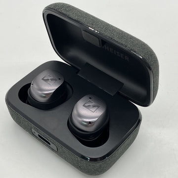 送料無料 中古 Sennheiser MOMENTUM TrueWireless Sennheiser MOMENTUM True Wireless 4 Earbuds Black MTW4 Open