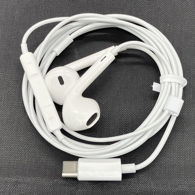 【中古】EarPods（USB-C） インナーイヤー型イヤホン  MTJY3FE/A【日本橋】