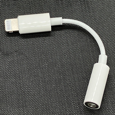 【中古】Lightning - 3.5 mmヘッドフォンジャックアダプタ【名古屋】