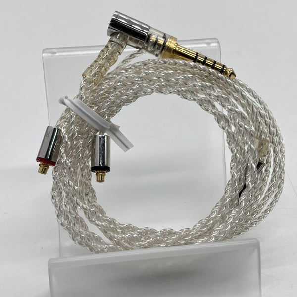 【中古】シルバーコートケーブル MMCX 1.2m 4.4mm 5極バランス 【C106 MS12EZCLEH】【秋葉原】