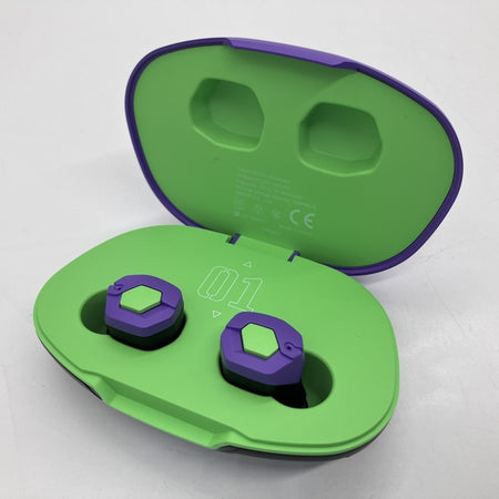 final 【中古】EVA2020×final 完全ワイヤレスイヤホン 初号機