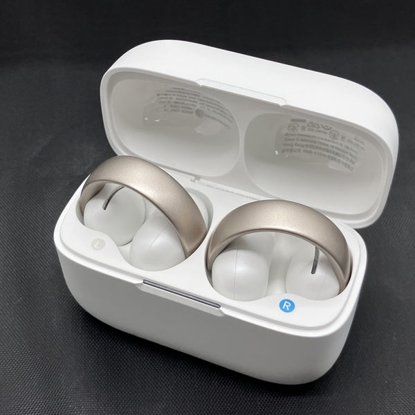 【中古】Soundcore AeroClip ホワイト&ゴールド【A3388N21】【仙台】
