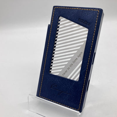 【中古】N3Ultra用純正レザーケース ブルー【日本橋】