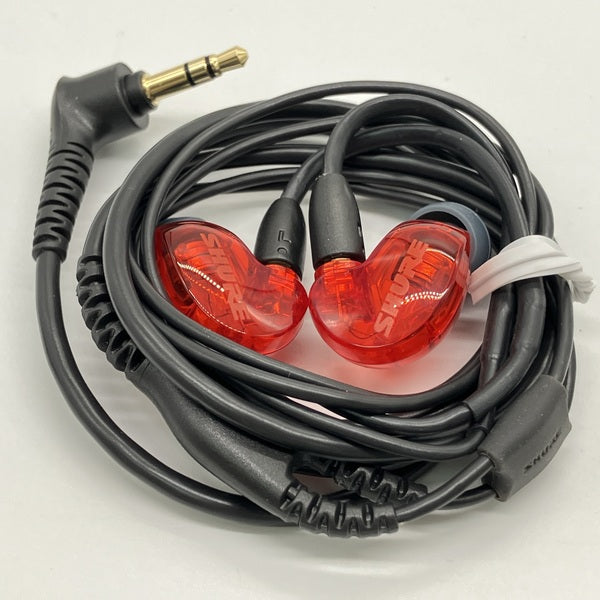 SHURE シュア イヤホン 有線 SE215SPE-RD-A レッド SHURE SE215 SPECIAL EDITION レッド [SE215SPE-RD-A