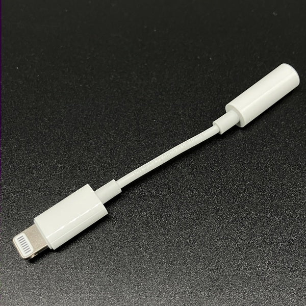【中古】Lightning - 3.5 mmヘッドフォンジャックアダプタ【秋葉原】