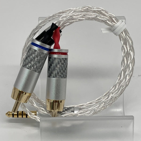 【中古】NewFantasia 4.4mmバランスオス-2RCAオスオーディオアダプターケーブル【名古屋】