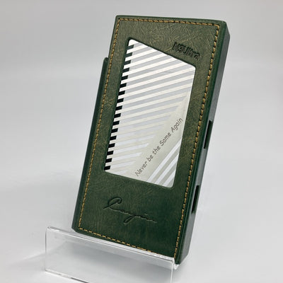 【中古】N3Ultra用純正レザーケース グリーン【日本橋】