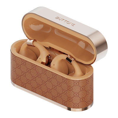 【アウトレット】BUTTONS CLIP Gold Brown【BN-0009】