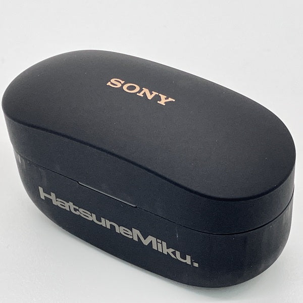 【新品交換品】ソニー WF-1000XM4 ブラック 初音ミクコラボケース付 ソニー、完全ワイヤレス「WF-1000XM4」に初音ミクコラボモデル