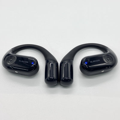 【中古】ELECOM オープンイヤー型ワイヤレスヘッドホン LBT-OWS02ECCBK【秋葉原】