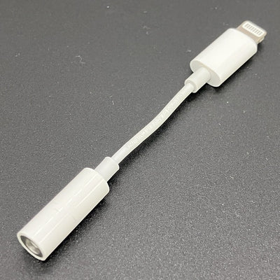 【中古】Lightning - 3.5 mmヘッドフォンジャックアダプタ【日本橋】