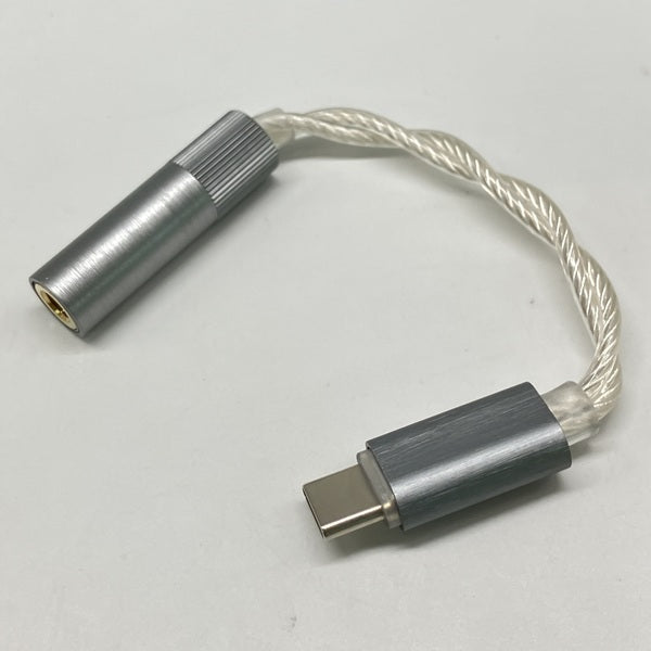 【中古】水月雨 (MOONDROP) USB Type C to 4.4mm 変換アダプター【秋葉原】