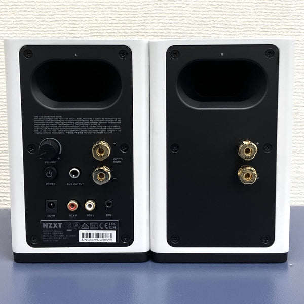 その他ブランド 【中古】NZXT Relay Speakers AP-SPKW2 White