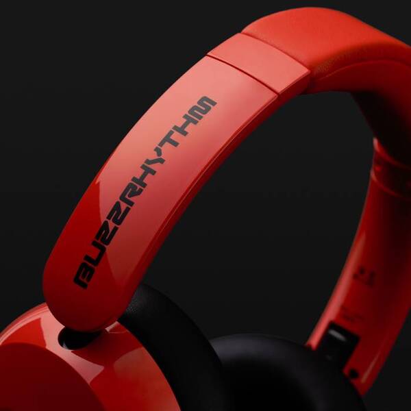 UX-100 BUZZ RHYTHM ワイヤレスヘッドホン 赤 UX-100 BUZZ RHYTHM