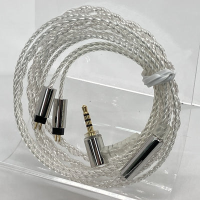 【中古】シルバーコートケーブル 2Pin 1.2m 2.5mm 4極バランス 【C106 2P12DZCLEH】【日本橋】
