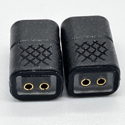 【中古】QDC(オス) to 2pin(メス) 変換アダプター ブラック【秋葉原】