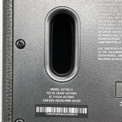 【中古】Acton III Bluetooth Black【日本橋】