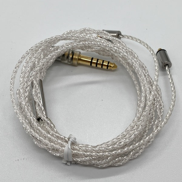 final 【中古】シルバーコートケーブル MMCX 1.2m 4.4mm 5極バランス