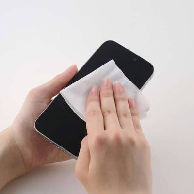 スマートフォン・タブレット用ウェットクリーニングティッシュ 15枚