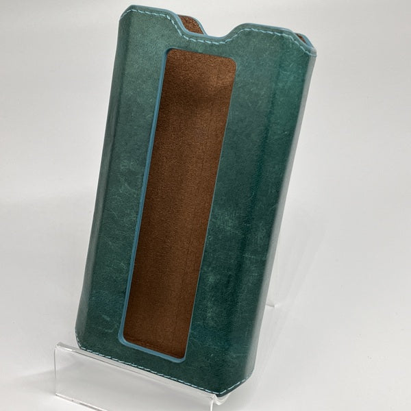 【中古】Miter Q15 専用レザーケース グリーン【日本橋】