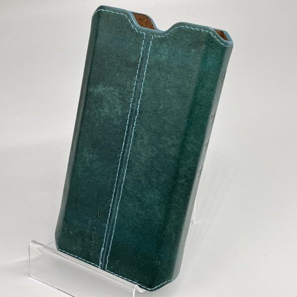 【中古】Miter Q15 専用レザーケース グリーン【日本橋】