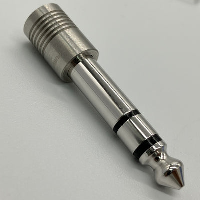 【中古】F63-S(R）【ロジウムメッキ 3.5mm→6.3mm変換プラグ】【日本橋】