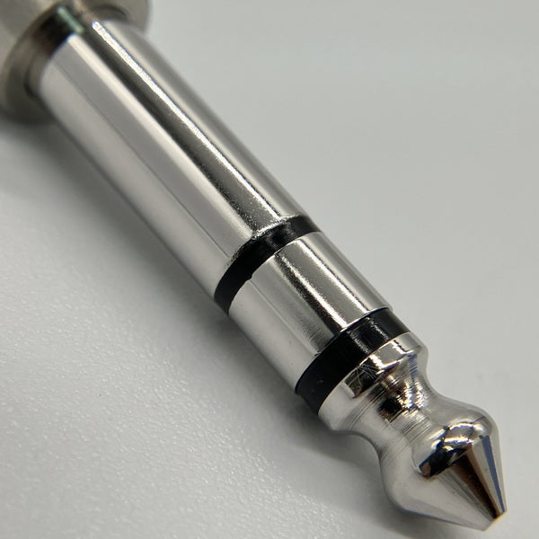 【中古】F63-S(R）【ロジウムメッキ 3.5mm→6.3mm変換プラグ】【日本橋】