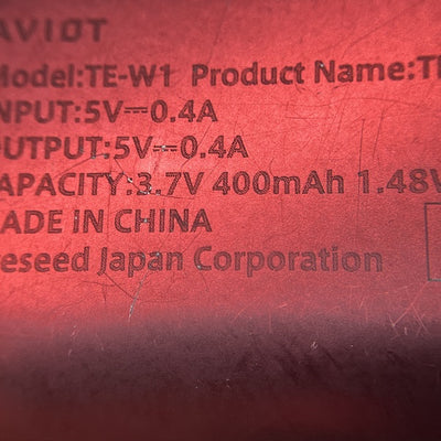 【中古】TE-W1 レッド【TE-W1-RD】【仙台】