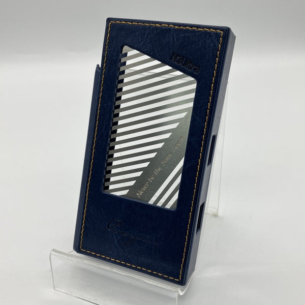 【中古】N3Ultra用純正レザーケース ブルー【秋葉原】