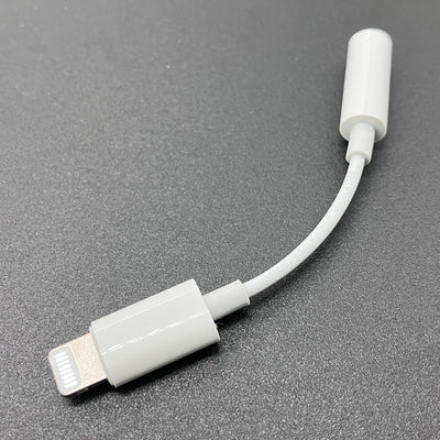 【中古】Lightning - 3.5 mmヘッドフォンジャックアダプタ【名古屋】