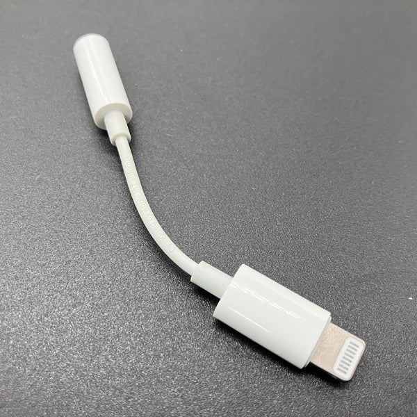 【中古】Lightning - 3.5 mmヘッドフォンジャックアダプタ【名古屋】