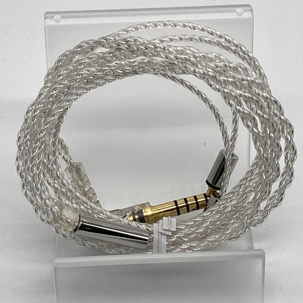 【中古】シルバーコートケーブル MMCX 1.2m 4.4mm 5極バランス 【C106 MS12EZCLEH】【日本橋】