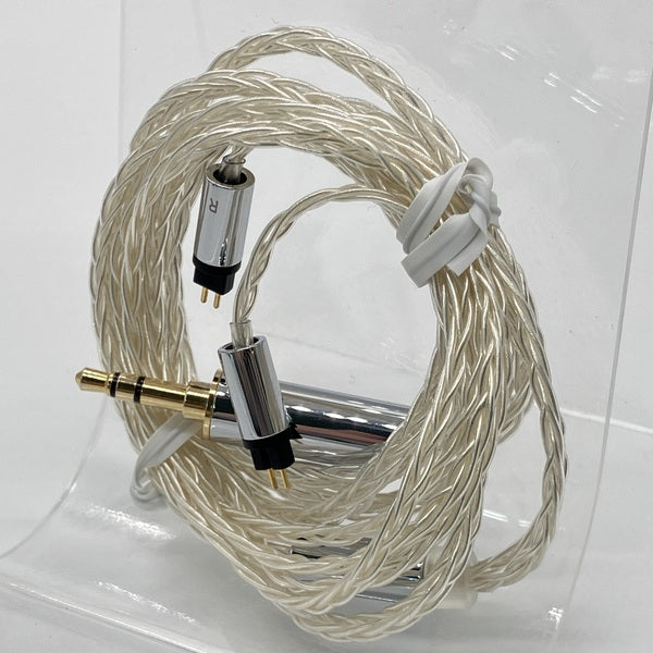 【中古】ソフトシルバーコートケーブル 2Pin 3.5mm (1.2m) 【C141 2P12AUCLEH】【秋葉原】